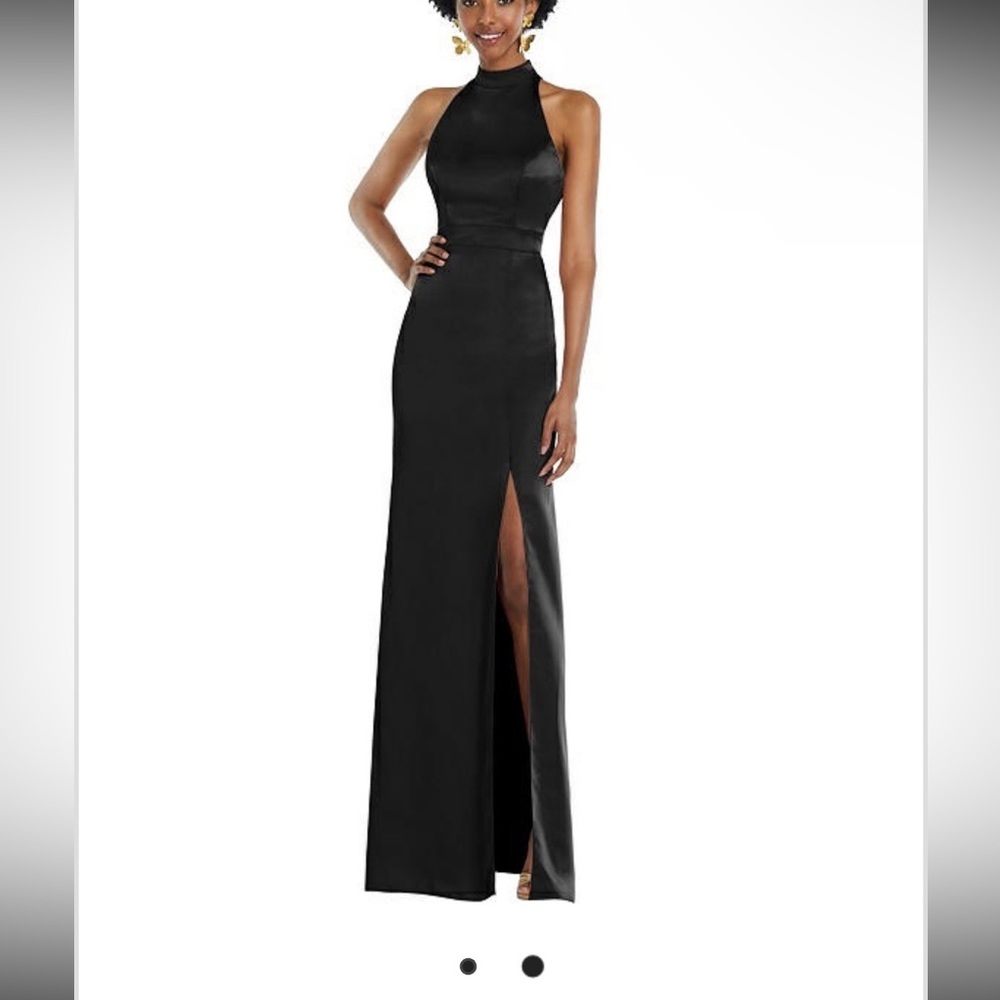 Black bridesmaid dress